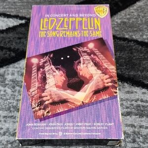 LED ZEPPELIN THE SONG REMAINS THE SAME VHS 1976